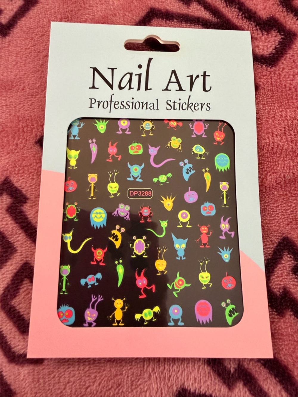 HALLOWEEN GLOW IN DARK- Nail Art Stickers